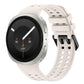 Solid Color Dual-Row Perforated Silicone Watch Band, For Galaxy Watch 9 / 8 / 8 Classic