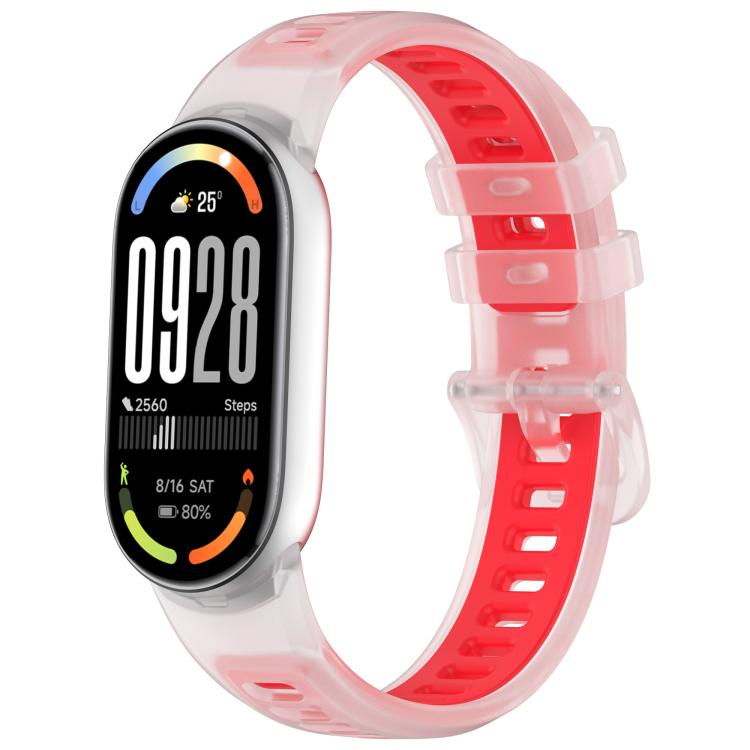 Translucent Jelly Silicone Watch Band, For Xiaomi Smart Band 11 / 10 / 9 / 8