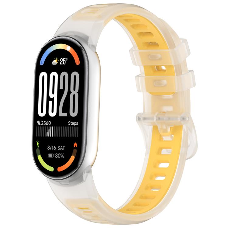 Translucent Jelly Silicone Watch Band, For Xiaomi Smart Band 11 / 10 / 9 / 8