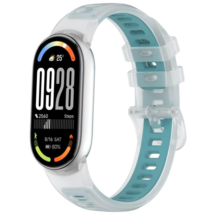 Translucent Jelly Silicone Watch Band, For Xiaomi Smart Band 11 / 10 / 9 / 8