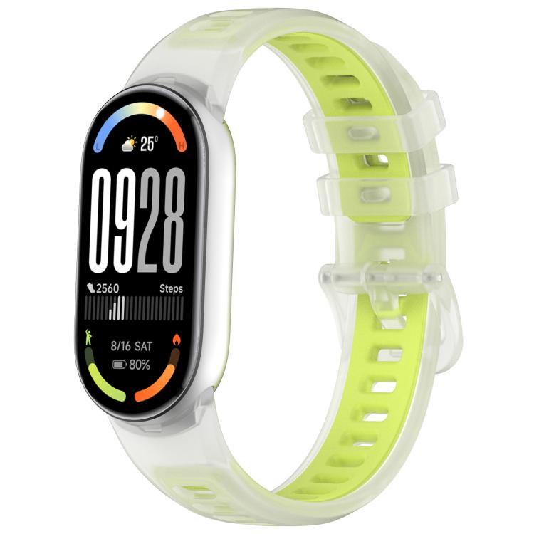Translucent Jelly Silicone Watch Band, For Xiaomi Smart Band 11 / 10 / 9 / 8
