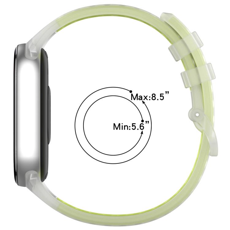 Translucent Jelly Silicone Watch Band, For Xiaomi Smart Band 11 / 10 / 9 / 8