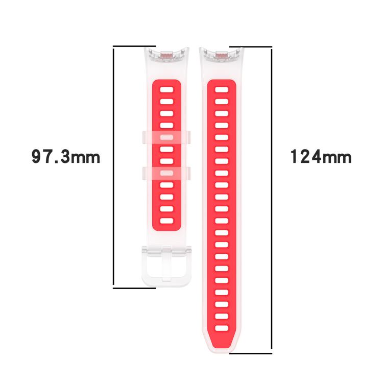 Translucent Jelly Silicone Watch Band, For Xiaomi Smart Band 11 / 10 / 9 / 8