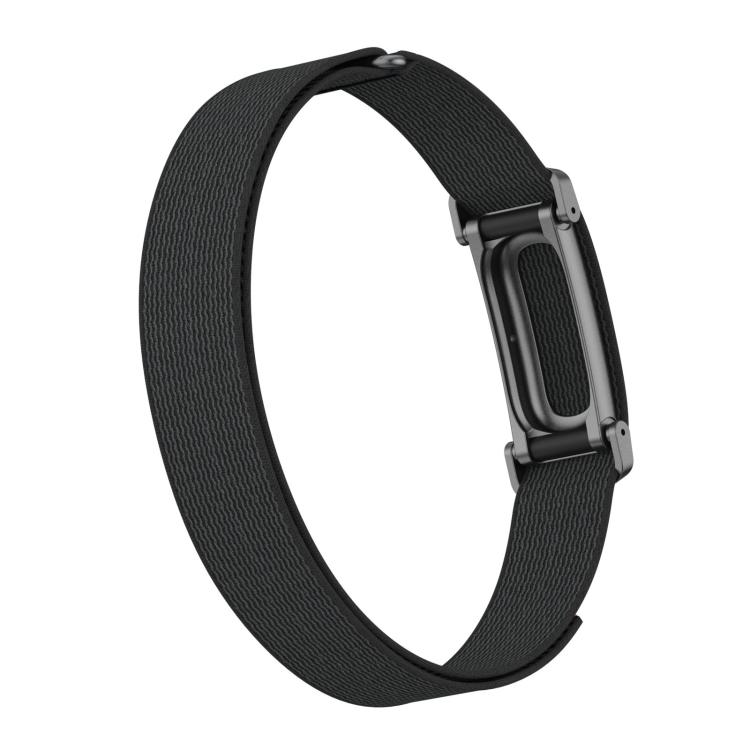 Adjustable Metal Shell Hybrid Nylon Hook and Loop Fastener Arm Band, For Google Fitbit Air
