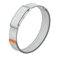 Adjustable Metal Shell Hybrid Nylon Hook and Loop Fastener Arm Band, For Google Fitbit Air