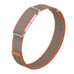Adjustable Metal Shell Hybrid Nylon Hook and Loop Fastener Arm Band, For Google Fitbit Air