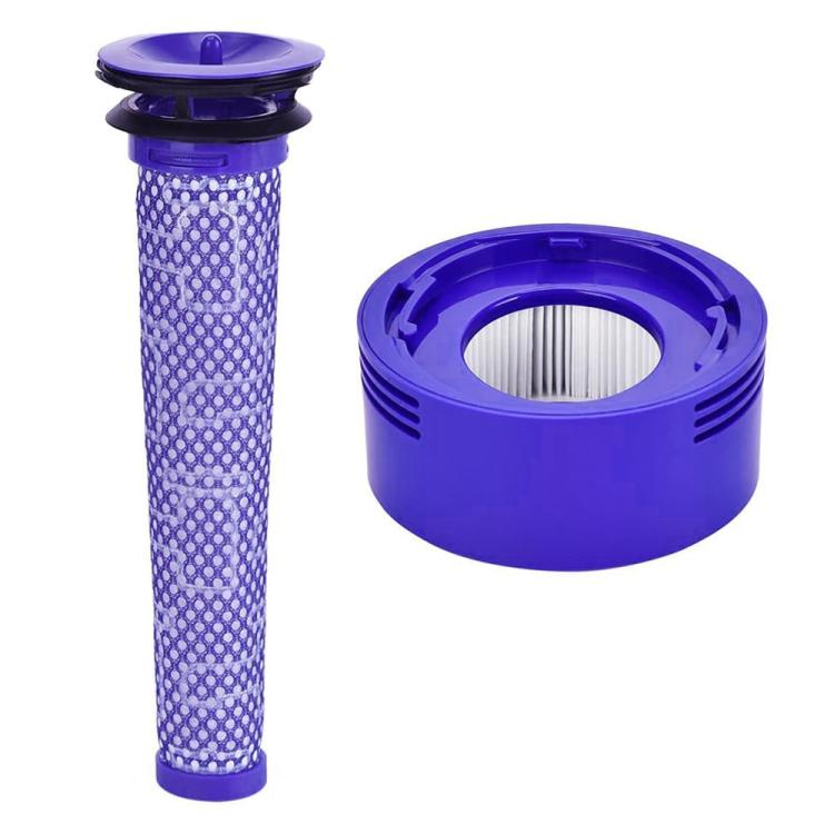 JUNSUNMAY Post & Pre Filters Replacements for Dyson V8 / V7 Vacuum, 2 in 1, 4 in 1