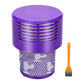 JUNSUNMAY Vacuum Filter Replacement with Clean Brush for Dyson V10, 2pcs, 1pcs