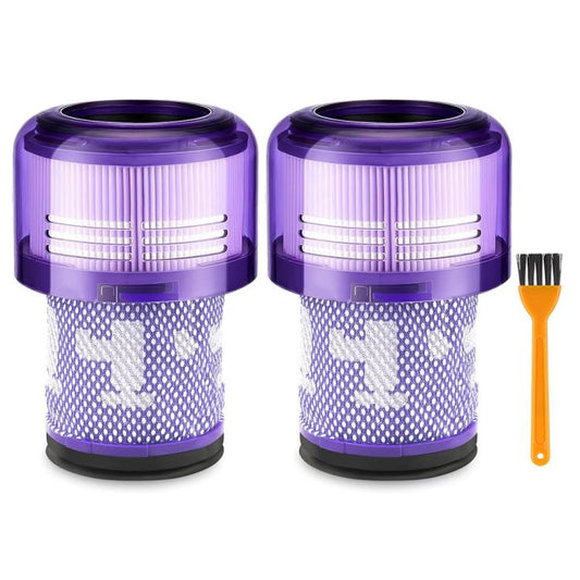 JUNSUNMAY Vacuum Filter Replacement with Clean Brush for Dyson V12 Origin / V12 Detect Slim / Slim+, 2pcs, 1pcs