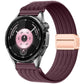 Magnetic Clasp Five-Link Breathable Nylon Watch Band, 22mm, 20mm, 18mm