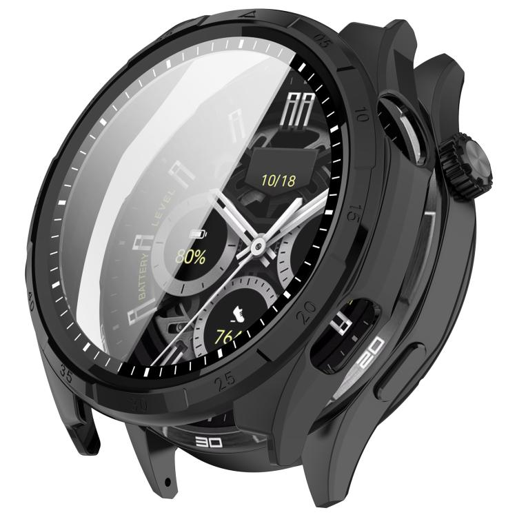 Scale Style Tempered Film Integrated PC Watch Protective Case, For Honor Watch 6 / 6 Plus