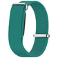 Metal Buckle Wave Texture Silicone Watch Band, For Google Fitbit Air