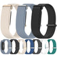 Metal Buckle Wave Texture Silicone Watch Band, For Google Fitbit Air