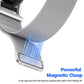 Metal Case Integrated Milanese Magnetic Stainless Steel Watch Band, For Google Fitbit Air