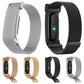 Metal Case Integrated Milanese Magnetic Stainless Steel Watch Band, For Google Fitbit Air