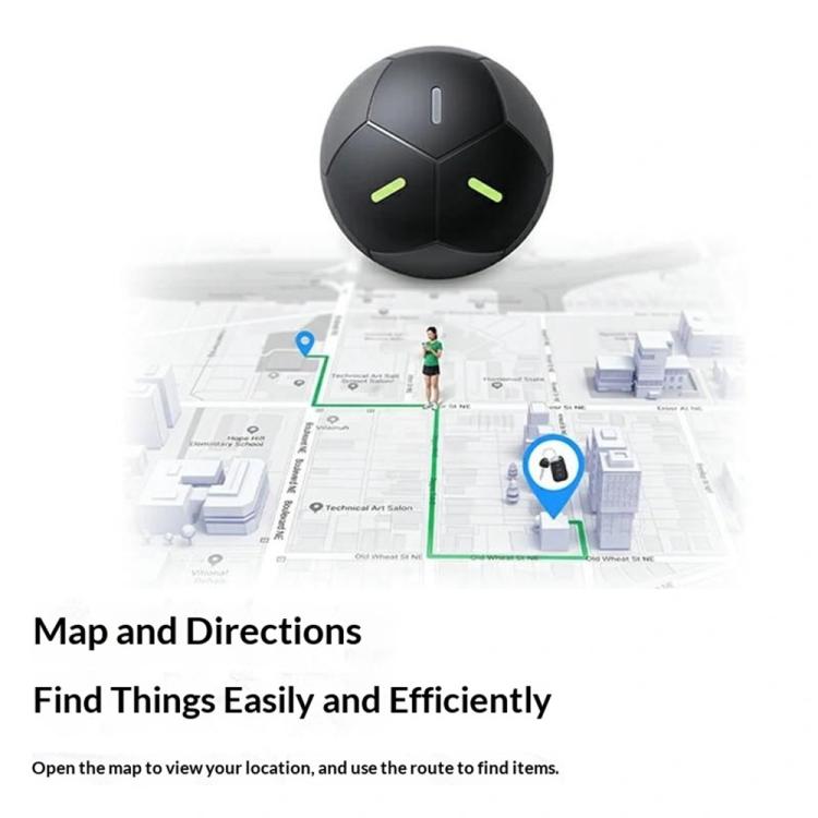 UGREEN FT309 IP68 Waterproof Soccer Ball Smart Tracker 110dB Item Locator Works