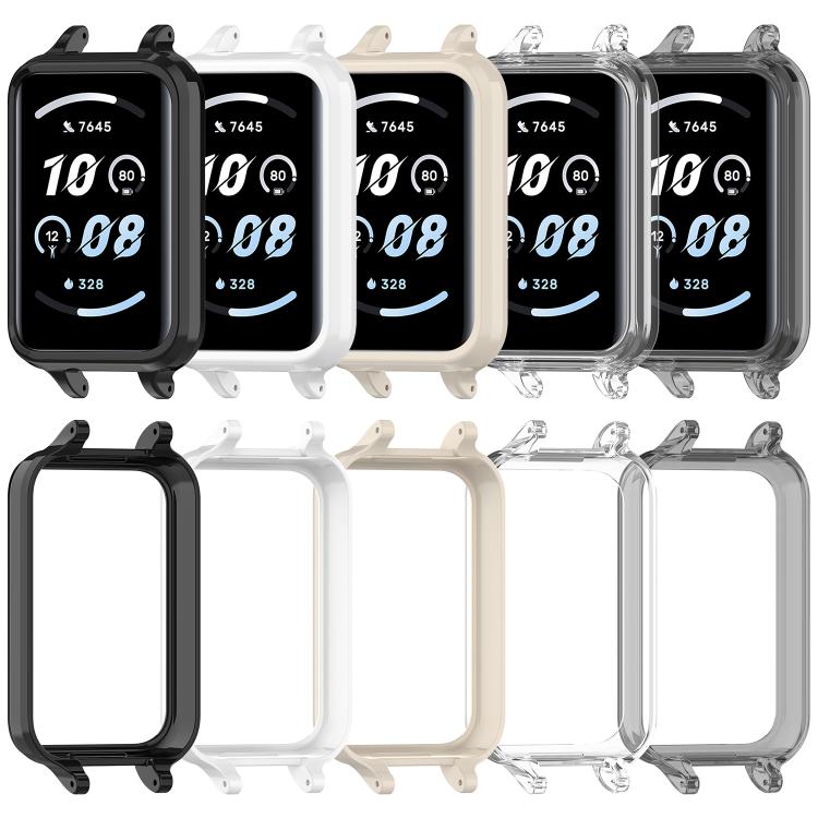 Spring Bar Design Half Coverage Hollow PC Watch Case, For Honor Band 11