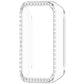 Single Row Diamond Half Coverage Hollow PC Watch Protective Case, For Honor Band 11
