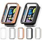 Single Row Diamond Half Coverage Hollow PC Watch Protective Case, For Honor Band 11