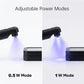 AL93 1W Wireless UV Lash Curing Lamp with Foot Pedal for Eyelash Extensions, US Plug, EU Plug, UK Plug, AU Plug