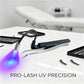 AL93 1W Wireless UV Lash Curing Lamp with Foot Pedal for Eyelash Extensions, US Plug, EU Plug, UK Plug, AU Plug