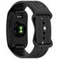 Butterfly Buckle Solid Color Silicone Watch Band, For Garmin CIRQA Smart Band