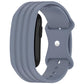 Butterfly Buckle Solid Color Silicone Watch Band, For Garmin CIRQA Smart Band
