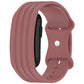 Butterfly Buckle Solid Color Silicone Watch Band, For Garmin CIRQA Smart Band