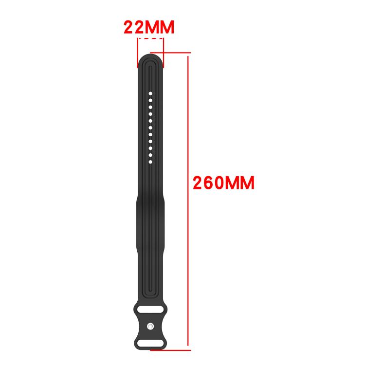 Butterfly Buckle Solid Color Silicone Watch Band, For Garmin CIRQA Smart Band