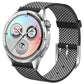 Seamless Design Knitted Nylon Watch Band, 22mm