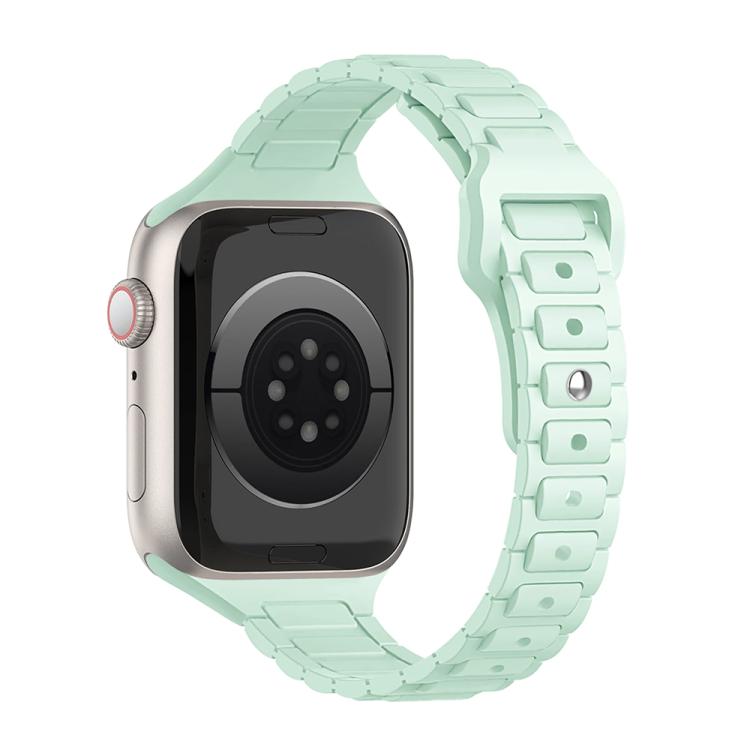 Slim Three Beads Reverse Buckle Silicone Watch Band, For Apple Watch 46mm / 49mm / 45mm / 44mm, For Apple Watch 42mm / 41mm / 40mm / 38mm