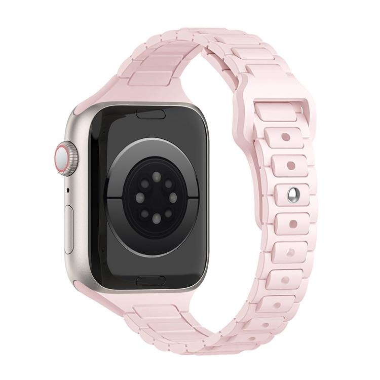 Slim Three Beads Reverse Buckle Silicone Watch Band, For Apple Watch 46mm / 49mm / 45mm / 44mm, For Apple Watch 42mm / 41mm / 40mm / 38mm