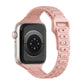 Slim Three Beads Reverse Buckle Silicone Watch Band, For Apple Watch 46mm / 49mm / 45mm / 44mm, For Apple Watch 42mm / 41mm / 40mm / 38mm