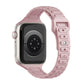 Slim Three Beads Reverse Buckle Silicone Watch Band, For Apple Watch 46mm / 49mm / 45mm / 44mm, For Apple Watch 42mm / 41mm / 40mm / 38mm