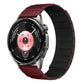 Press Button Quick Release Connector I-Shaped Magnetic Silicone Watch Band, 18mm, 22mm