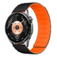 Press Button Quick Release Connector I-Shaped Magnetic Silicone Watch Band, 18mm, 22mm