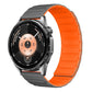Press Button Quick Release Connector I-Shaped Magnetic Silicone Watch Band, 18mm, 22mm