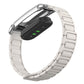 Metal Case Hybrid I-Shaped Magnetic Silicone Watch Band, For Google Fitbit Air
