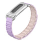 Metal Case Hybrid I-Shaped Magnetic Silicone Watch Band, For Google Fitbit Air