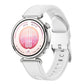 Woven Texture Two Color Silicone Watch Band, 18mm