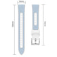Woven Texture Two Color Silicone Watch Band, 18mm