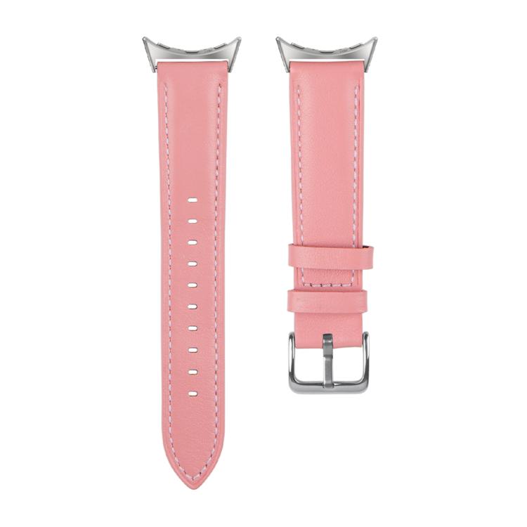 Pin Buckle Genuine Leather Watch Band, For Google Pixel Watch 5 / 4 / 3 45mm