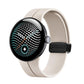 Folding Magnetic Clasp Silicone Watch Band, For Google Pixel Watch 5 / 4 / 3 45mm