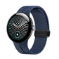 Folding Magnetic Clasp Silicone Watch Band, For Google Pixel Watch 5 / 4 / 3 45mm