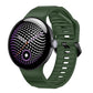 Wave Texture Solid Color Silicone Watch Band, For Google Pixel Watch 5 / 4 / 3 45mm