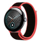Nylon Woven Hook and Loop Fastener Watch Band, For Google Pixel Watch 5 / 4 / 3 45mm