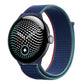 Nylon Woven Hook and Loop Fastener Watch Band, For Google Pixel Watch 5 / 4 / 3 45mm