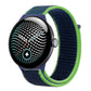 Nylon Woven Hook and Loop Fastener Watch Band, For Google Pixel Watch 5 / 4 / 3 45mm