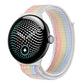 Nylon Woven Hook and Loop Fastener Watch Band, For Google Pixel Watch 5 / 4 / 3 45mm