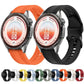 Woven Texture Pin Buckle Solid Color Silicone Watch Band, 22mm